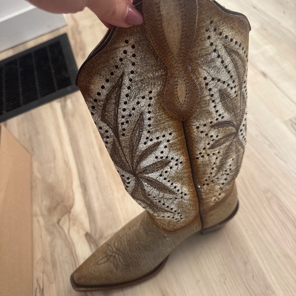 Circle G leather cowboy boots - Picture 2 of 3